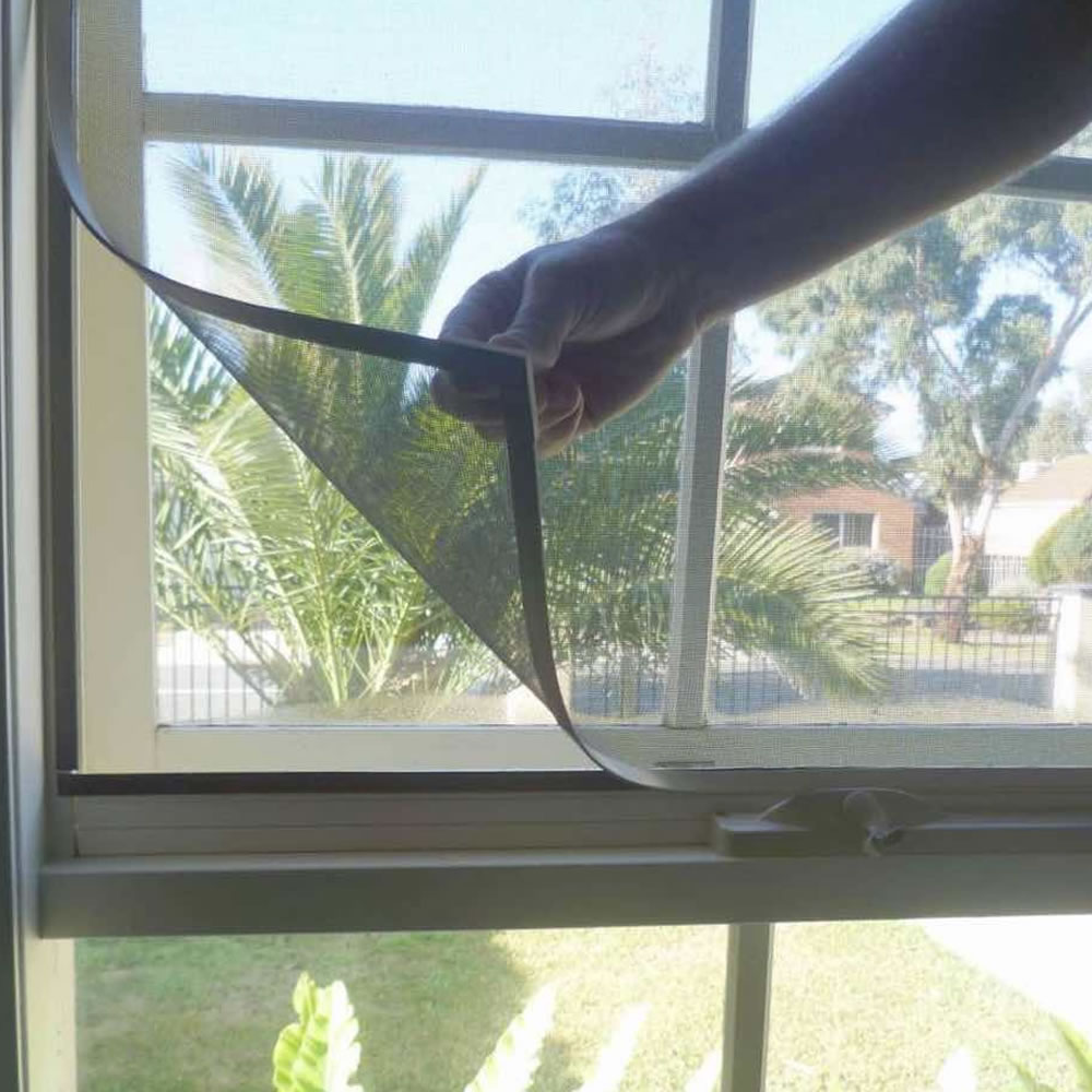 Magnetic Window Screen Standard Mesh (Grey), 1000mm x 1000mm / 39" x 39", image 5