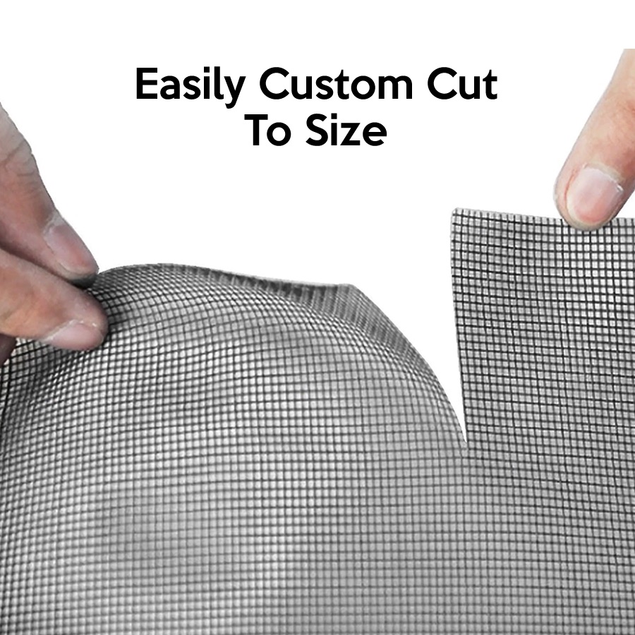 Replacement Flyscreen Mesh Standard Mesh (Grey), 1000mm x 1000mm / 39" x 39", image 5