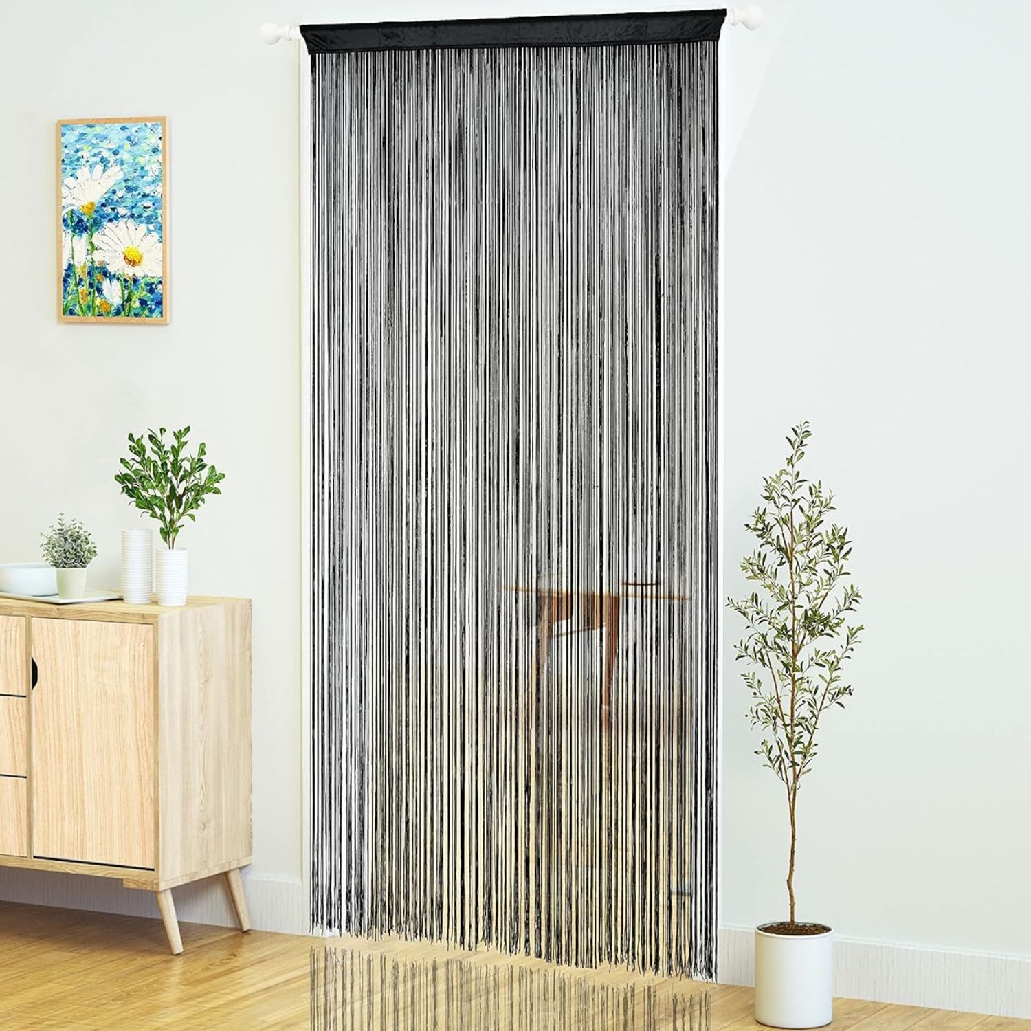 buy black door fly curtain